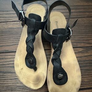 Pierre Dumas Black Women's Sandals